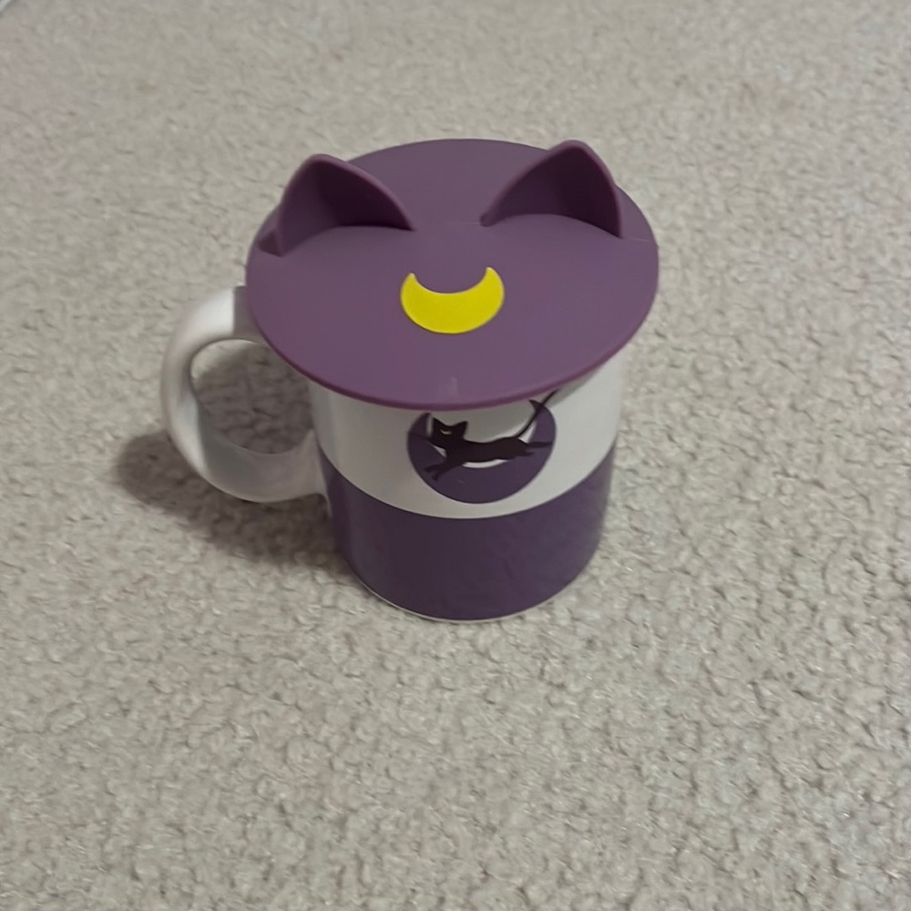 Sailor moon Luna cat mug